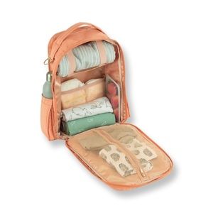 NWT Jujube Be Right Back Backpack Just Peachy Peach Limited Edition Print